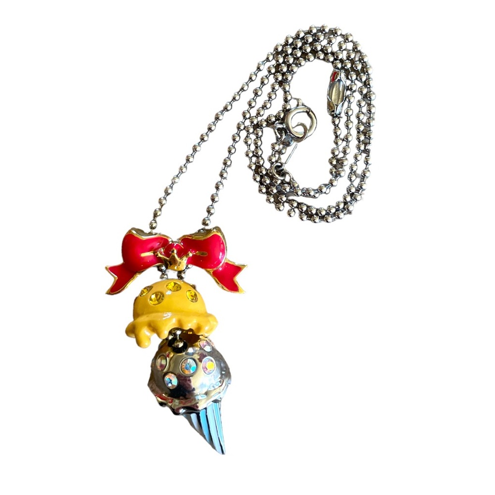 Q-Pot x Disney Ice Cream Hidden Mickey Necklace